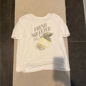 Aerie White 'Fresh Squeezed' Lemon Tee